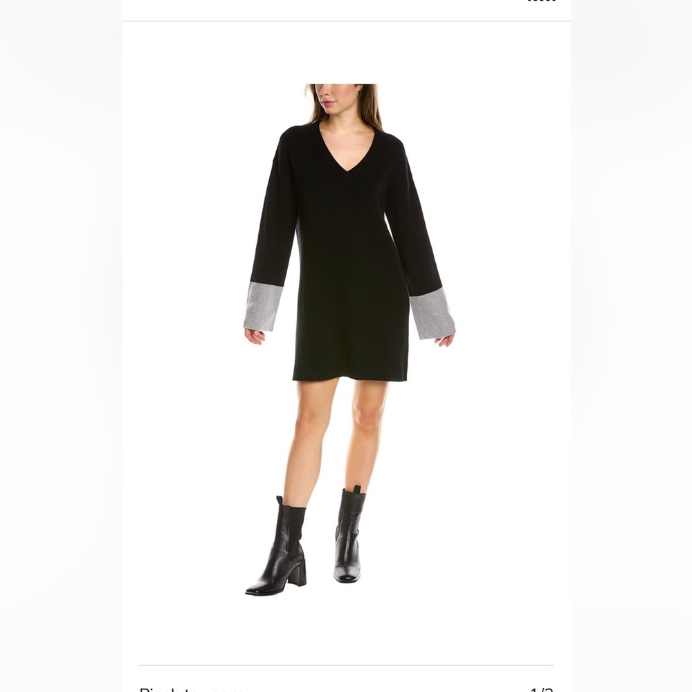 NAADAM Collection NWT colorblock tunic dress size S